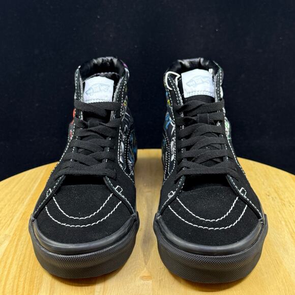 VANS x DISNEY 100 Villains Sk8-Hi Mens Shoes (NEW) Black High Tops M 6.5/ 8 Wmns - Picture 3 of 10